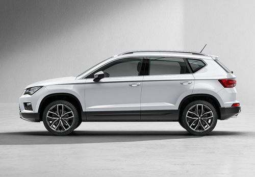Neu als Mietwagen ist der Crossover-SUV-Kombi SEAT Ateca